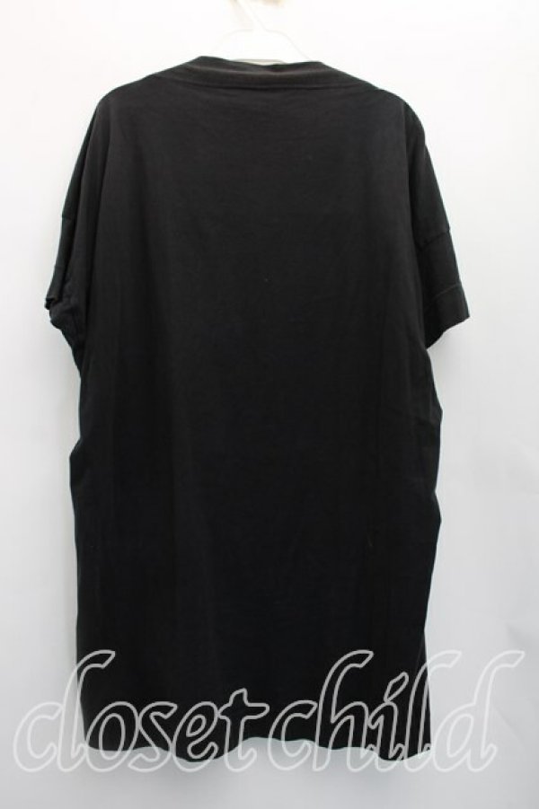 画像2: ヴィヴィアンウエストウッド 中古 / SWITCH TO GREEN ENERGYカットソー 2（9号相当） 黒  H-26-04-05-064-to-OD-ZH (2)