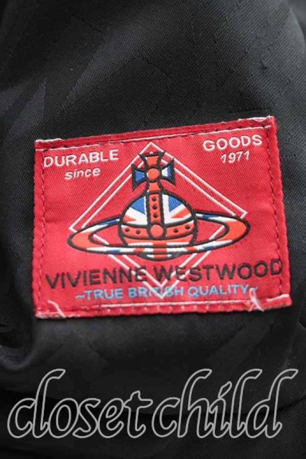 画像5: ヴィヴィアンウエストウッド 中古 / マンチェスターリュック  黒  H-26-04-05-071-ba-OD-ZH (5)
