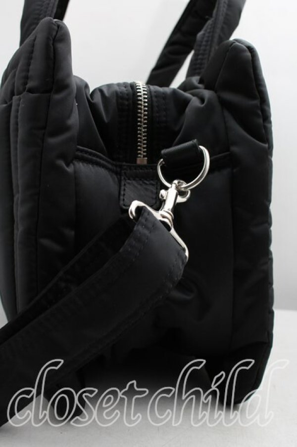 画像5: ヴィヴィアンウエストウッド 中古 / アイダーダウン トートバッグ  黒  H-26-04-05-072-ba-OD-ZH (5)