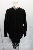 画像2: ヴィヴィアンウエストウッド 中古 / タイフロントニットワンピース 2（9号相当） 黒  H-26-04-05-008-op-OD-ZH (2)
