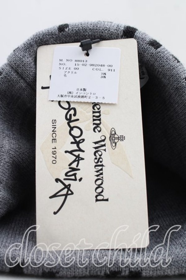 画像4: ANGLOMANIA 中古 / ニット帽  灰  H-26-04-05-077-ha-OD-ZH (4)