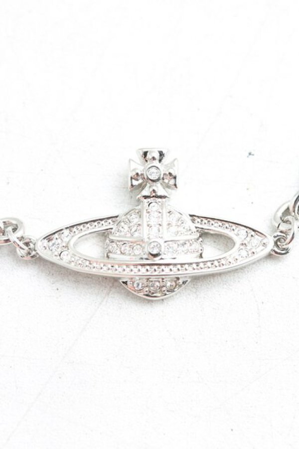 画像2: ヴィヴィアンウエストウッド 中古 / ミニバスレリーフブレスレット  シルバー  H-26-04-05-078-ac-OD-ZH (2)