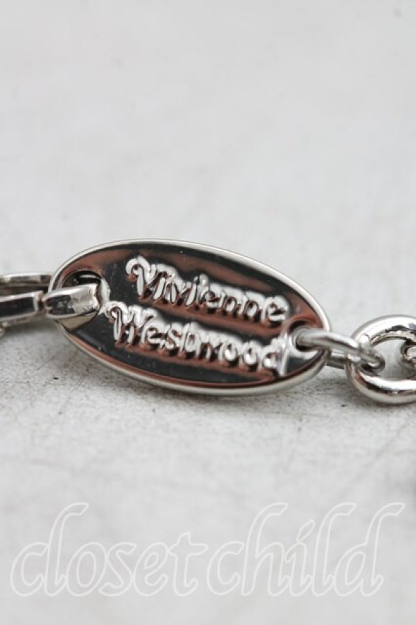 画像4: ヴィヴィアンウエストウッド 中古 / ミニバスレリーフブレスレット  シルバー  H-26-04-05-078-ac-OD-ZH (4)