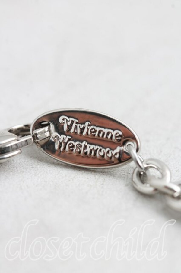 画像4: ヴィヴィアンウエストウッド 中古 / ミニバスレリーフブレスレット  シルバー  H-26-04-05-079-ac-OD-ZH (4)