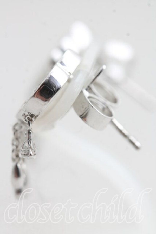 画像2: ヴィヴィアンウエストウッド 中古 / IRAオーブピアス  シルバー  H-26-04-05-086-er-OD-ZH (2)