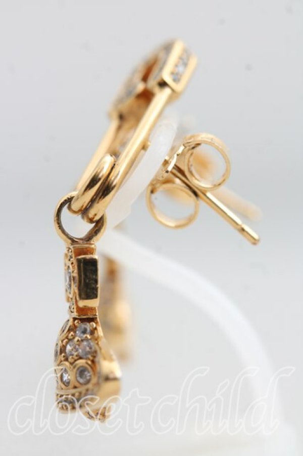画像2: ヴィヴィアンウエストウッド 中古 / LUCRECEピアス（ルクレース）  ゴールド  H-26-04-05-087-er-OD-ZH (2)