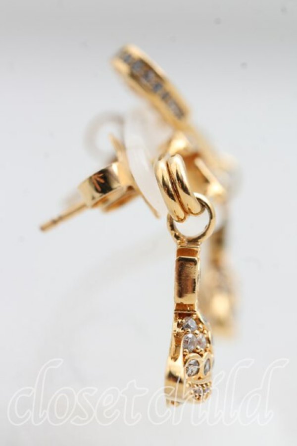 画像3: ヴィヴィアンウエストウッド 中古 / LUCRECEピアス（ルクレース）  ゴールド  H-26-04-05-087-er-OD-ZH (3)