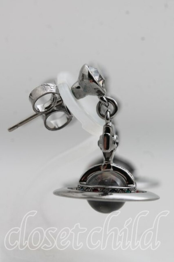 画像3: ヴィヴィアンウエストウッド 中古 / プチオーブピアス  ガンメタ  H-26-04-05-089-er-OD-ZH (3)