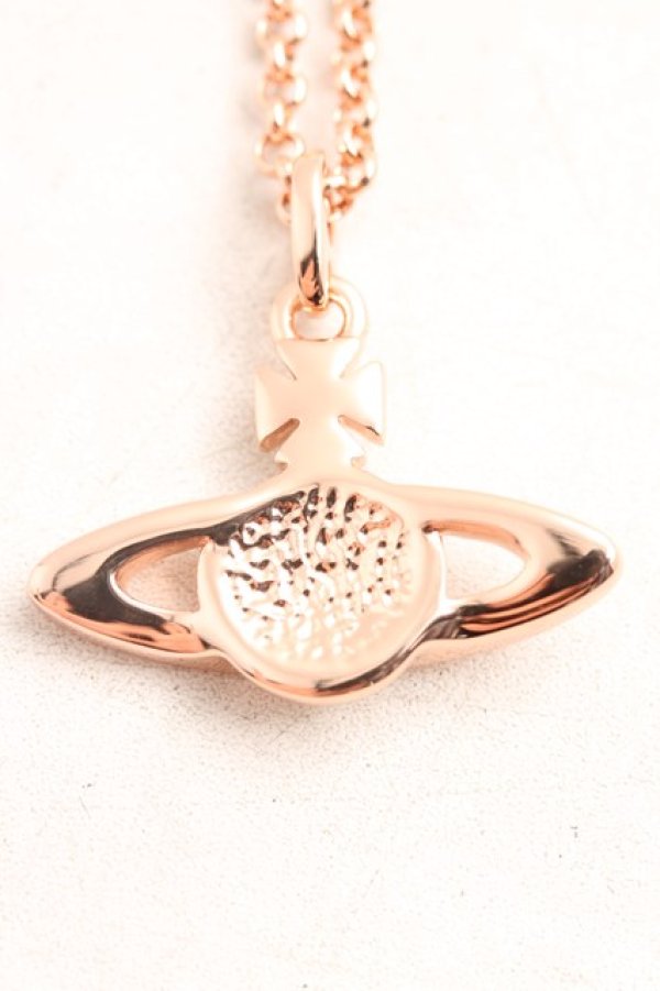 画像2: ヴィヴィアンウエストウッド 中古 / ミニバスレリーフネックレス  ピンクゴールド  H-26-04-05-093-nl-OD-ZH (2)