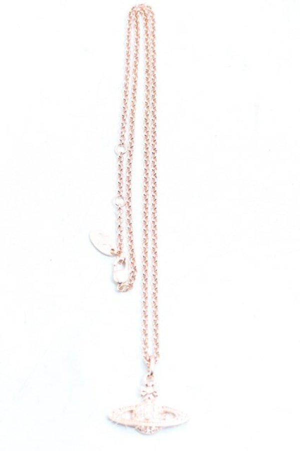 画像3: ヴィヴィアンウエストウッド 中古 / ミニバスレリーフネックレス  ピンクゴールド  H-26-04-05-093-nl-OD-ZH (3)