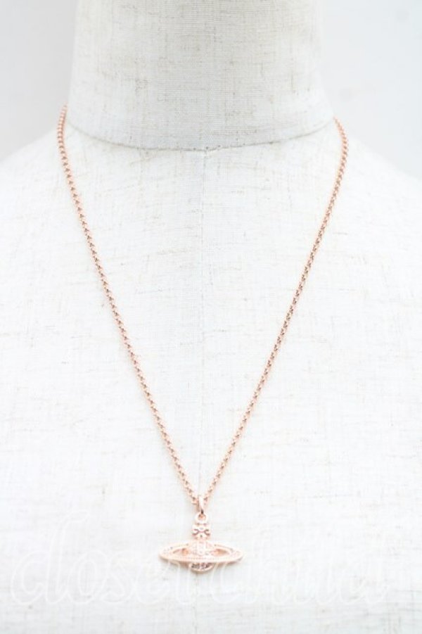 画像5: ヴィヴィアンウエストウッド 中古 / ミニバスレリーフネックレス  ピンクゴールド  H-26-04-05-093-nl-OD-ZH (5)