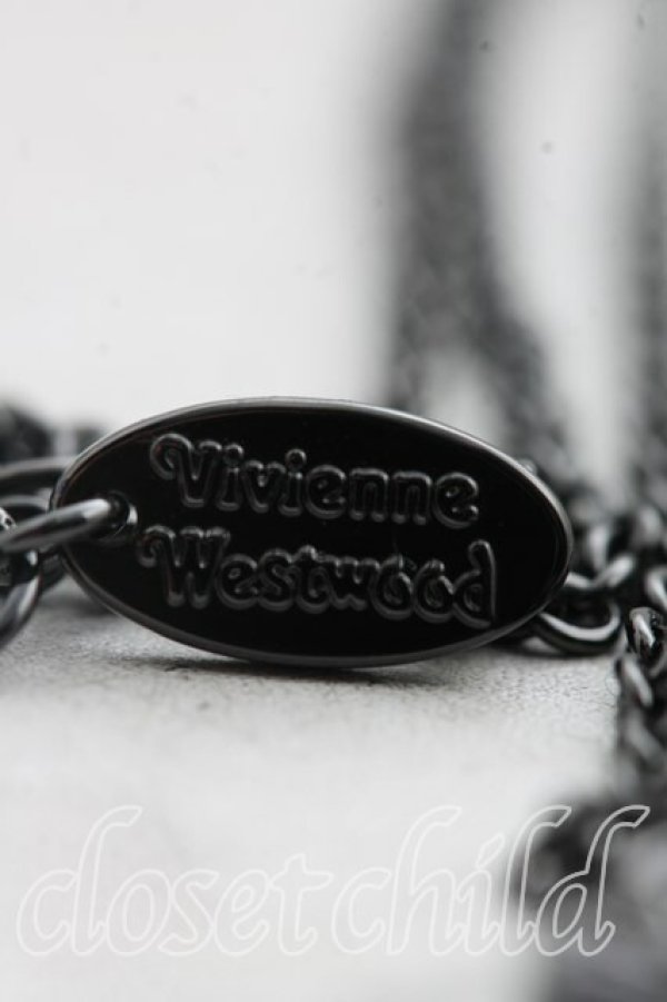 画像4: ヴィヴィアンウエストウッド 中古 / メイフェアバスレリーフネックレス  ガンメタ  H-26-04-05-094-nl-OD-ZH (4)
