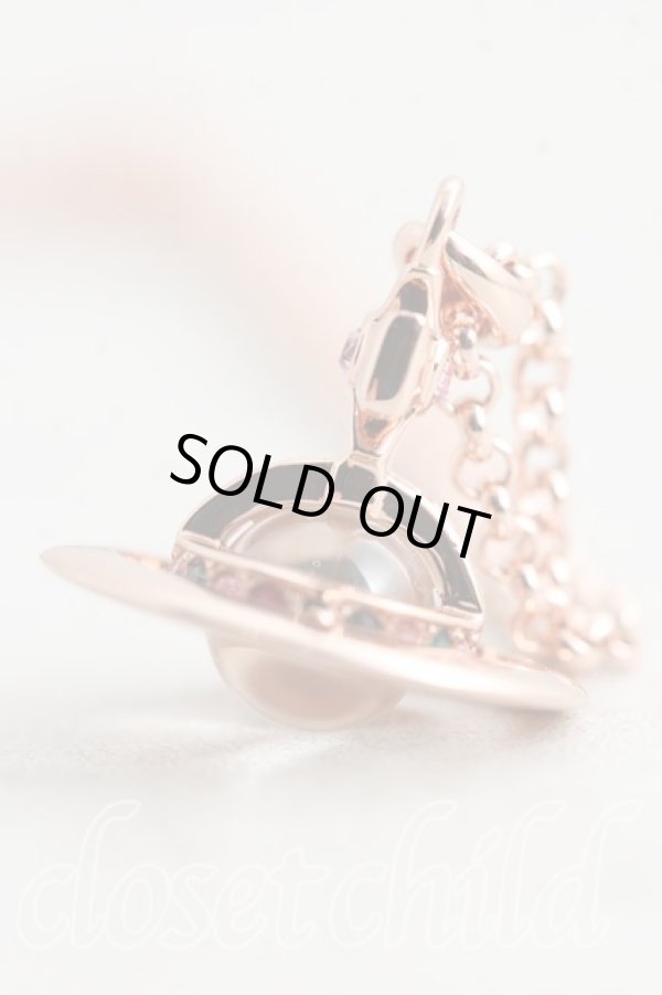 画像2: ヴィヴィアンウエストウッド 中古 / プチオーブネックレス  ピンクゴールド  H-26-04-05-095-nl-OD-ZH (2)