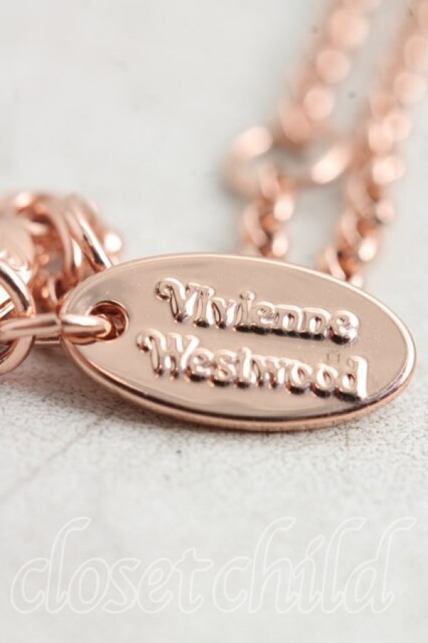 画像5: ヴィヴィアンウエストウッド 中古 / プチオーブネックレス  ピンクゴールド  H-26-04-05-095-nl-OD-ZH (5)