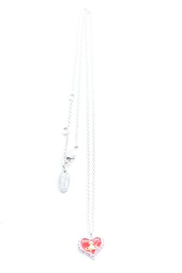 画像3: ヴィヴィアンウエストウッド 中古 / PETRAネックレス  ピンク  H-26-04-05-096-nl-OD-ZH (3)
