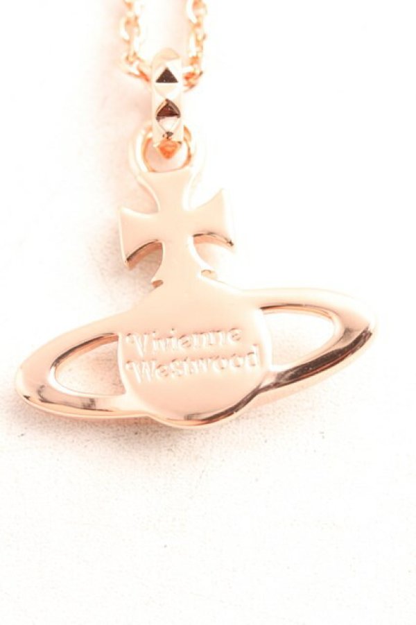画像2: ヴィヴィアンウエストウッド 中古 / メイフェアバスレリーフネックレス  ピンクゴールド  H-26-04-05-097-nl-OD-ZH (2)
