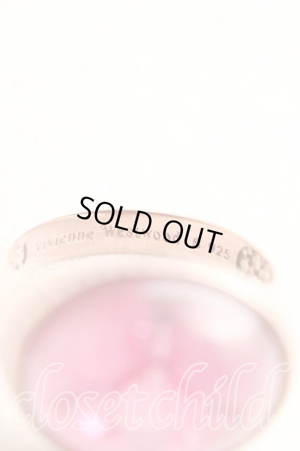 画像5: ヴィヴィアンウエストウッド 中古 / ELVIREリング S(12号相当） ピンクゴールド  H-26-04-05-101-rg-OD-ZH (5)