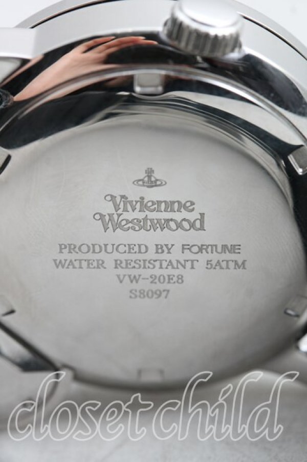 画像3: ヴィヴィアンウエストウッド MAN 中古 / CAGE IIウォッチ  黒  H-26-04-05-105-ac-OD-ZH (3)