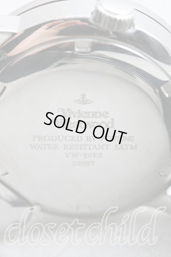 画像3: ヴィヴィアンウエストウッド MAN 中古 / CAGE IIウォッチ  黒  H-26-04-05-105-ac-OD-ZH (3)