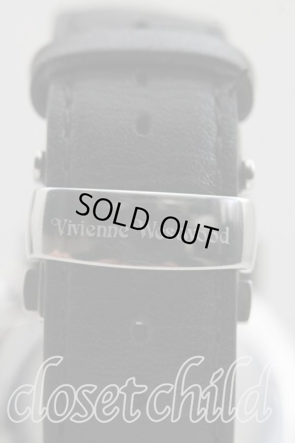 画像4: ヴィヴィアンウエストウッド MAN 中古 / CAGE IIウォッチ  黒  H-26-04-05-105-ac-OD-ZH (4)