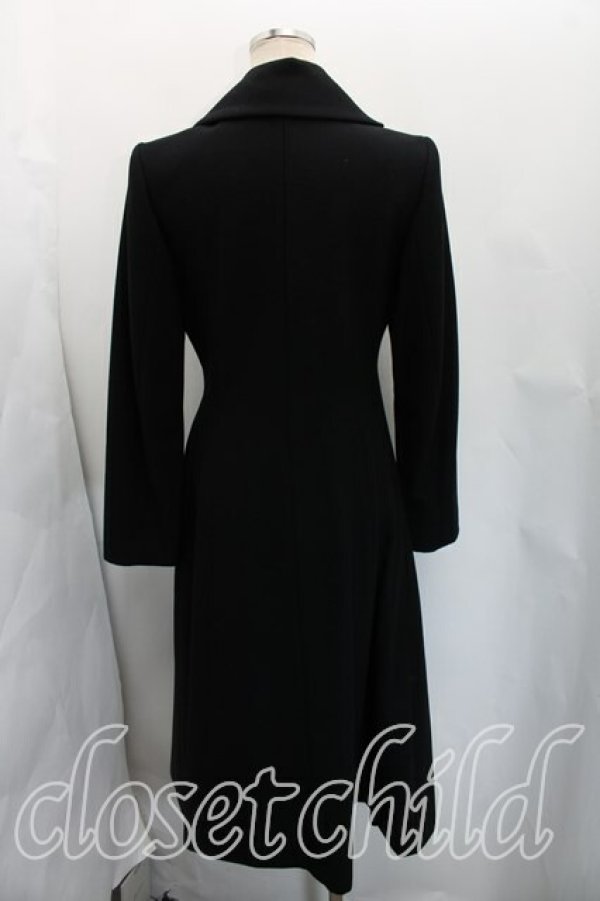 画像2: ヴィヴィアンウエストウッド 中古 / フロントアシメコート 1（7号相当） 黒  H-26-04-05-011-co-OD-ZH (2)