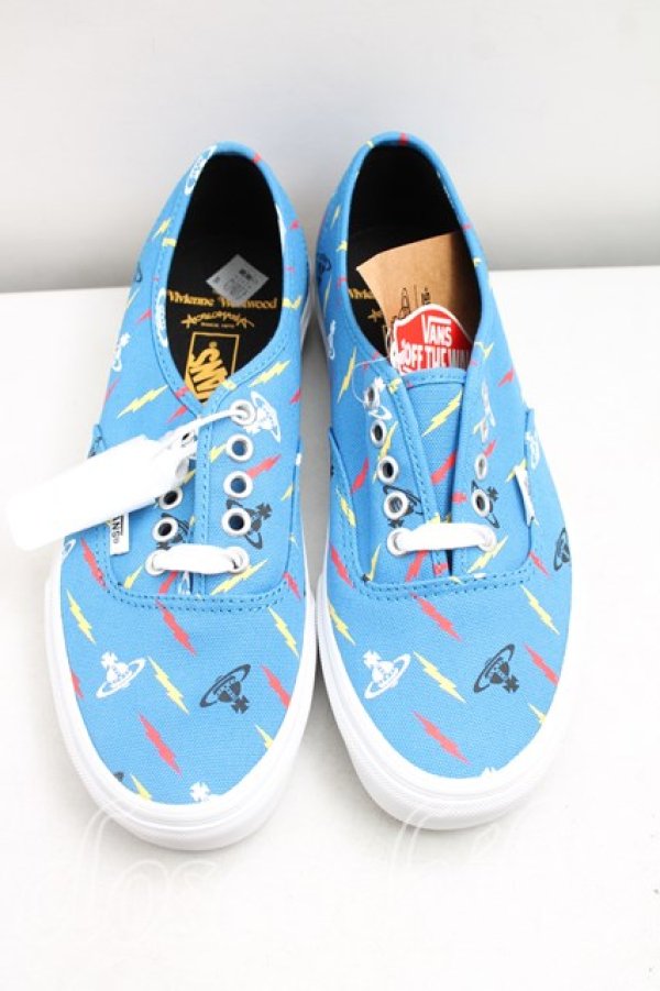 画像2: ヴィヴィアンウエストウッド 中古 / AUTHENTIC 25cm相当 青  H-26-04-05-129-sh-OD-ZH (2)