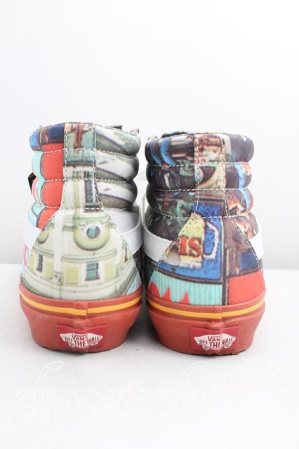 画像4: ANGLOMANIA 中古 / コラボレーションスニーカーピカデリーサーカスプリント EU37（23.5cm相当） 赤  H-26-04-05-130-sh-OD-ZH (4)