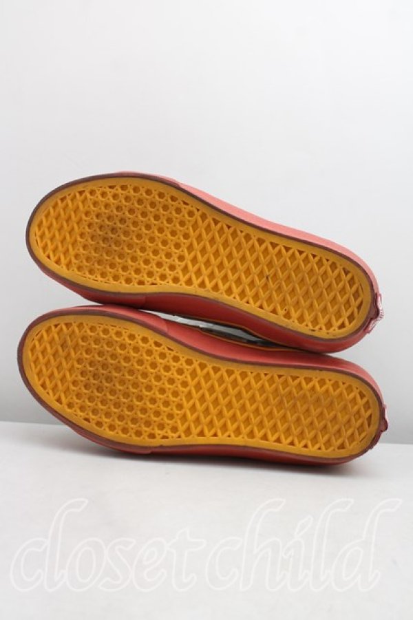 画像5: ANGLOMANIA 中古 / コラボレーションスニーカーピカデリーサーカスプリント EU37（23.5cm相当） 赤  H-26-04-05-130-sh-OD-ZH (5)