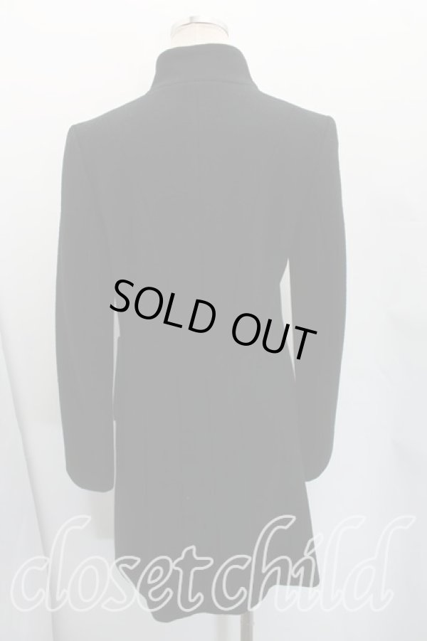 画像2: ヴィヴィアンウエストウッド 中古 / フロントアシメコート 1（7号相当） 黒  H-26-04-05-012-co-OD-ZH (2)