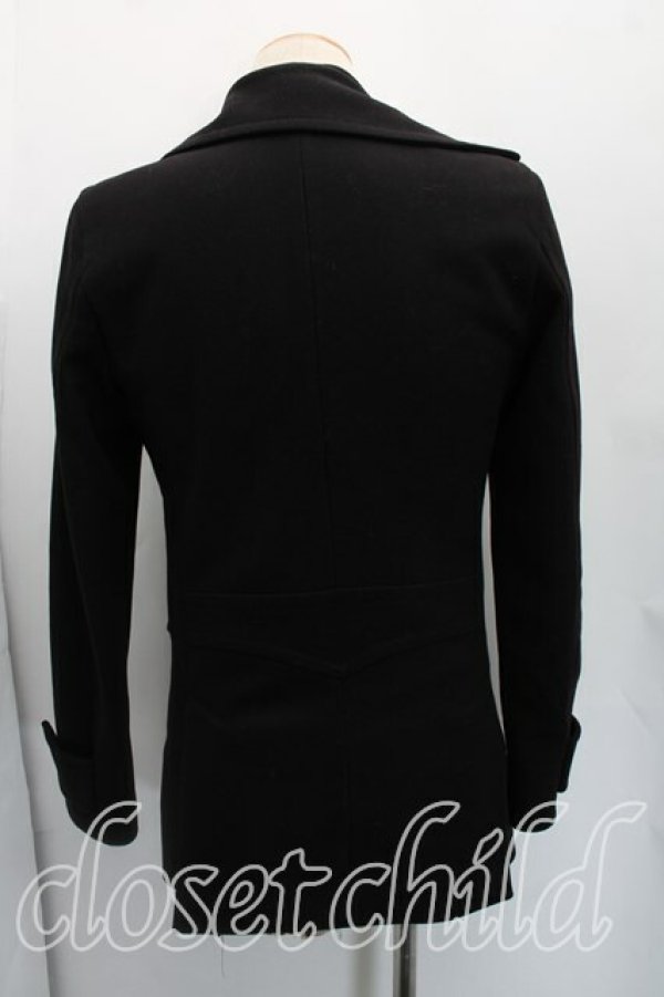 画像2: ヴィヴィアンウエストウッド MAN 中古 / メリノウールコート 44（メンズS相当） 黒  H-26-04-05-013-co-OD-ZH (2)