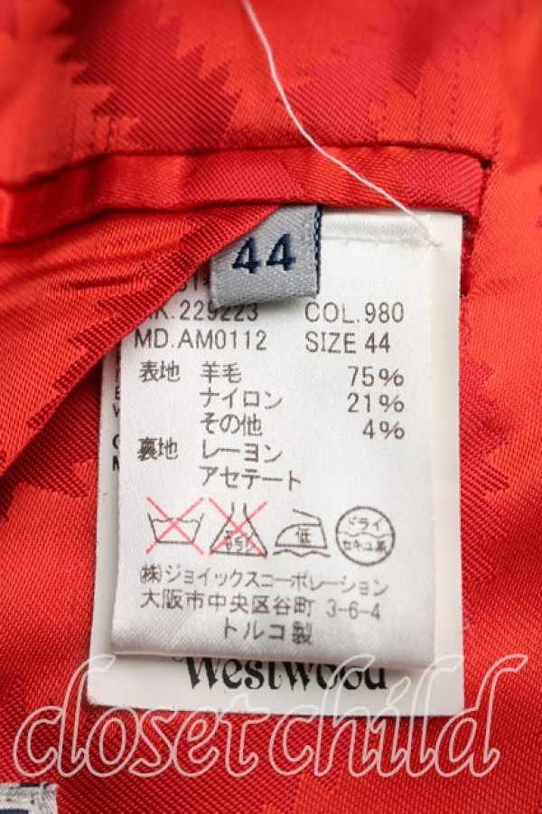 画像4: ヴィヴィアンウエストウッド MAN 中古 / メリノウールコート 44（メンズS相当） 黒  H-26-04-05-013-co-OD-ZH (4)