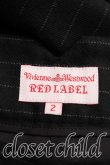 画像3: ヴィヴィアンウエストウッド 中古 / ピンストライプサルエルパンツ 2（9号相当） 黒  H-26-04-05-017-pa-OD-ZH (3)
