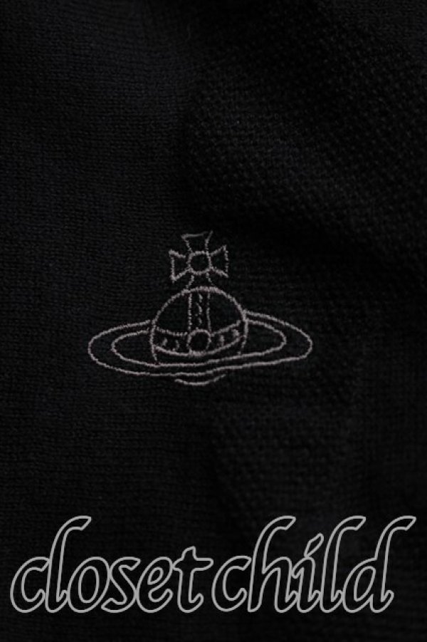 画像6: ヴィヴィアンウエストウッド 中古 / オーブ刺繍カーディガン 00（ワンサイズ） 黒  H-26-04-12-020-to-OD-ZH (6)