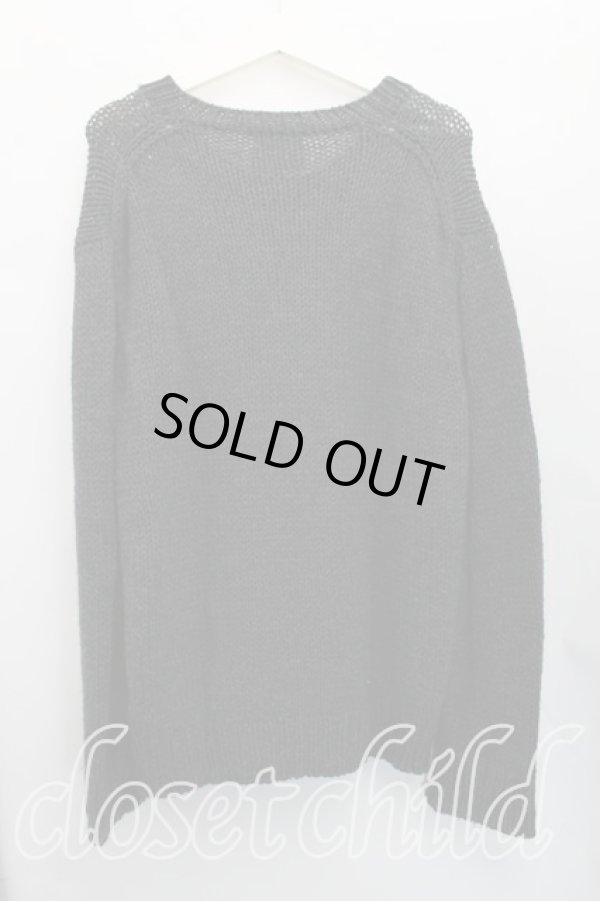 画像2: ヴィヴィアンウエストウッド MAN 中古 / ROUGHLY STITCHED ORB KNIT 44（メンズS相当） 灰  H-26-04-12-021-to-OD-ZH (2)