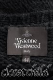 画像3: ヴィヴィアンウエストウッド MAN 中古 / ROUGHLY STITCHED ORB KNIT 44（メンズS相当） 灰  H-26-04-12-021-to-OD-ZH (3)
