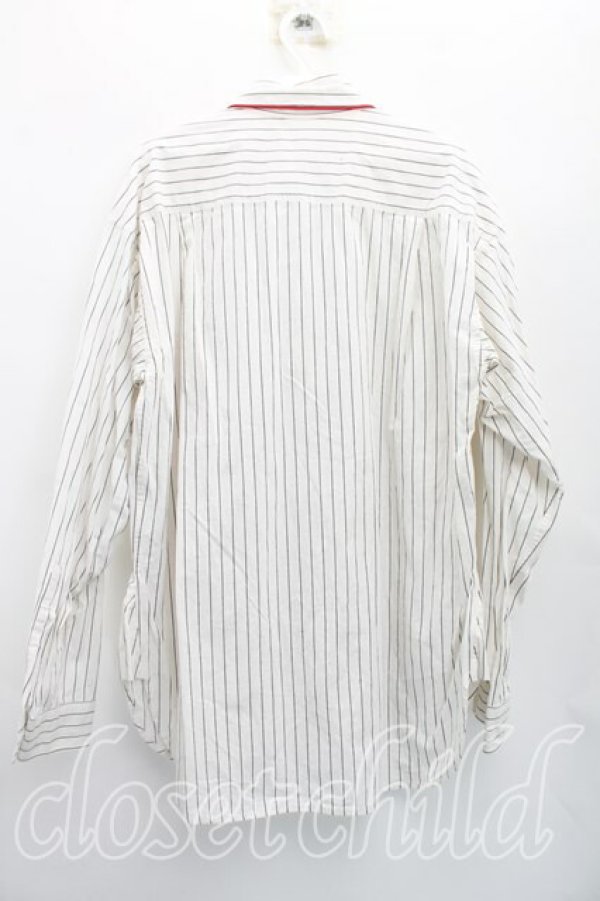 画像2: ヴィヴィアンウエストウッド MAN 中古 / デビルシャツストライプ 44（メンズS相当） 生成  H-26-04-12-022-to-OD-ZH (2)