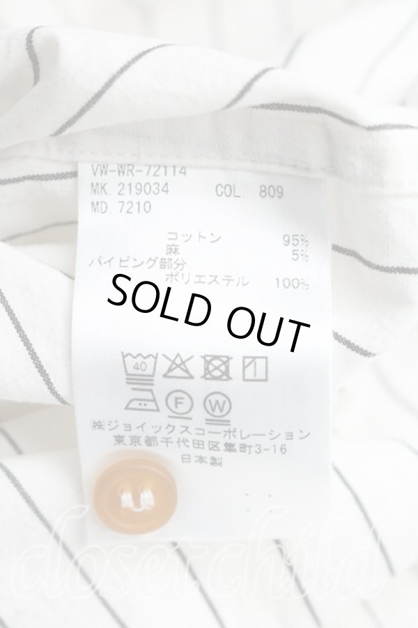画像4: ヴィヴィアンウエストウッド MAN 中古 / デビルシャツストライプ 44（メンズS相当） 生成  H-26-04-12-022-to-OD-ZH (4)