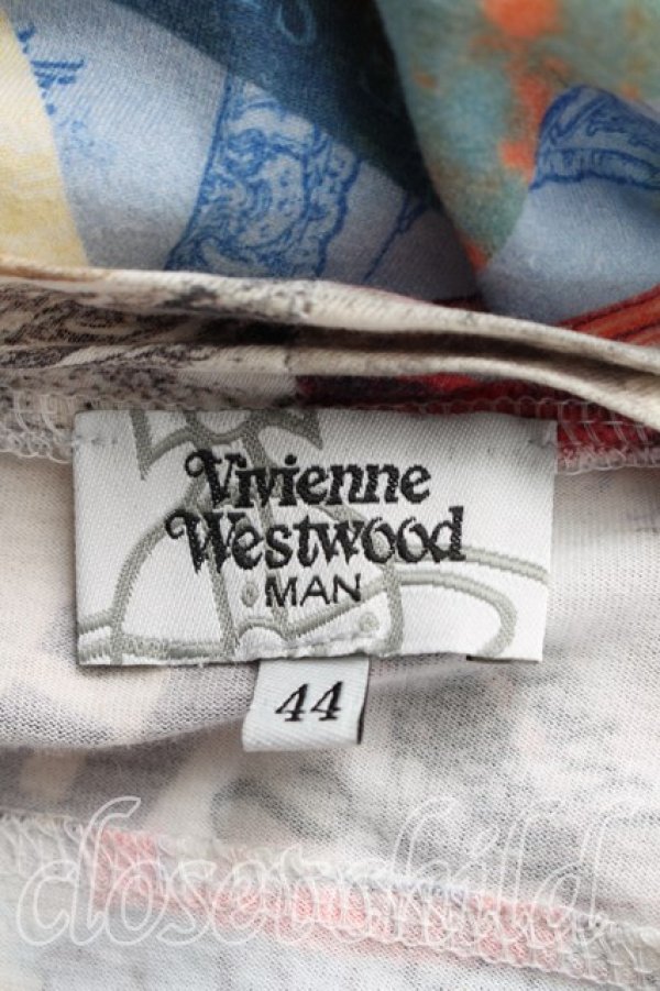 画像3: ヴィヴィアンウエストウッド MAN 中古 / インビテーションカットソー 44（メンズS相当） マルチ  H-26-04-12-024-to-OD-ZH (3)