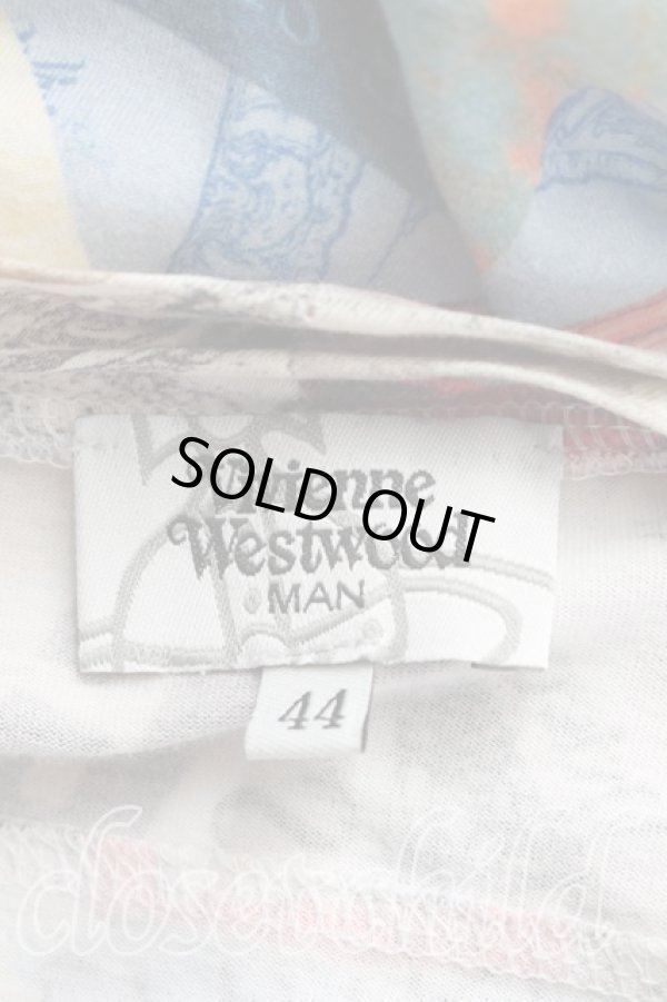 画像3: ヴィヴィアンウエストウッド MAN 中古 / インビテーションカットソー 44（メンズS相当） マルチ  H-26-04-12-024-to-OD-ZH (3)