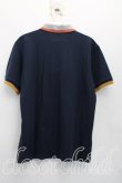 画像2: ANGLOMANIA 中古 / カットラス刺繍ポロシャツ 38（M相当） 紺  H-26-04-12-025-to-OD-ZH (2)