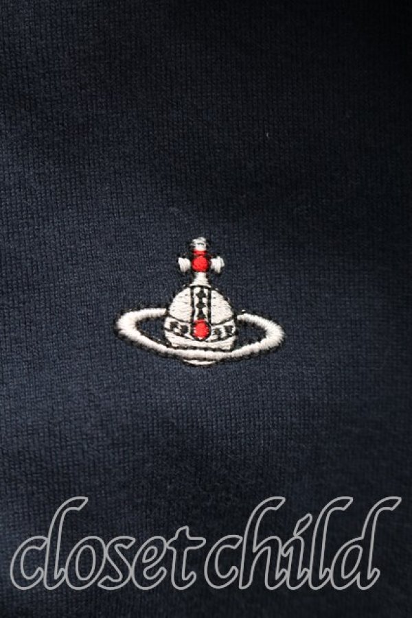 画像6: ヴィヴィアンウエストウッド 中古 / オーブ刺繍BIGカットソー 00（ワンサイズ） 紺  H-26-04-12-026-to-OD-ZH (6)