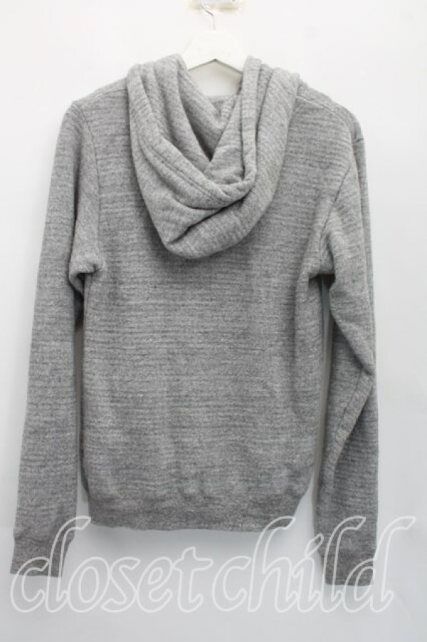 画像2: ヴィヴィアンウエストウッド 中古 / スカル刺繍パーカー  灰  H-26-04-12-027-to-OD-ZH (2)