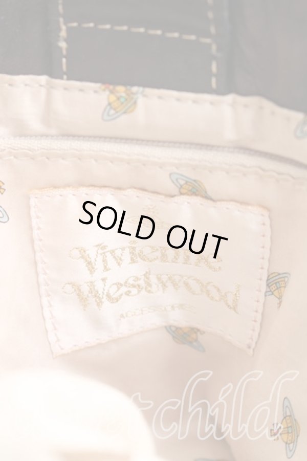 画像4: ヴィヴィアンウエストウッド 中古 / アコードバッグ  黒  H-26-04-12-032-ba-OD-ZH (4)