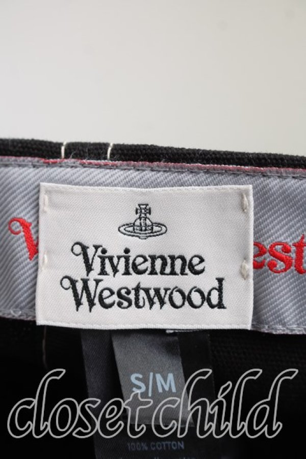 画像4: ヴィヴィアンウエストウッド 中古 / エッジウェアキャップ  黒  H-26-04-12-035-ha-OD-ZH (4)