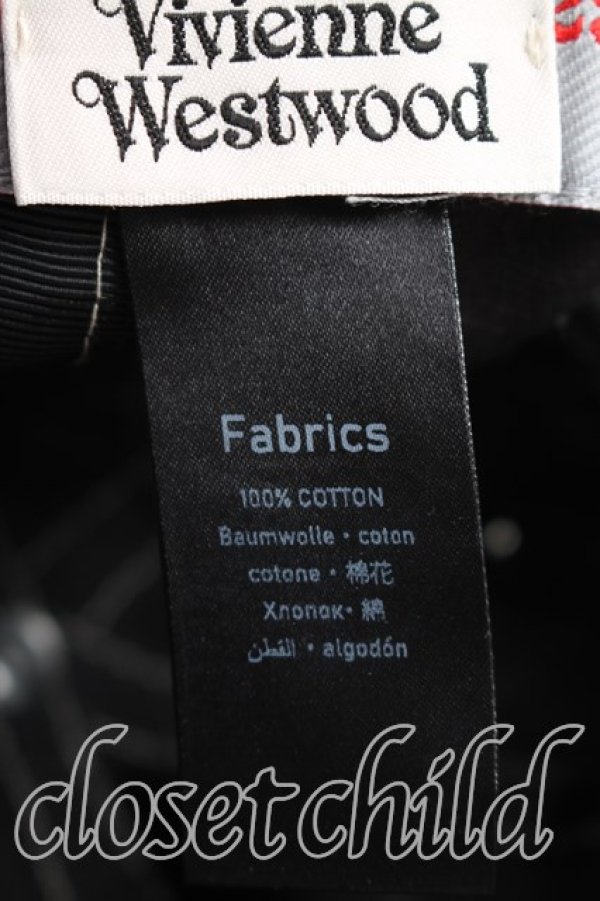 画像5: ヴィヴィアンウエストウッド 中古 / エッジウェアキャップ  黒  H-26-04-12-035-ha-OD-ZH (5)