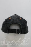 画像3: ヴィヴィアンウエストウッド 中古 / ラインオーブ刺繍キャップ  ブラック×オレンジ  H-26-04-12-037-ha-SZ-ZH (3)