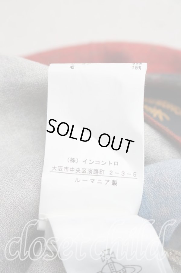 画像5: ヴィヴィアンウエストウッド 中古 / ユニオンジャックフレアスカート 42（11号相当） 赤  H-26-04-12-004-sk-OD-ZH (5)