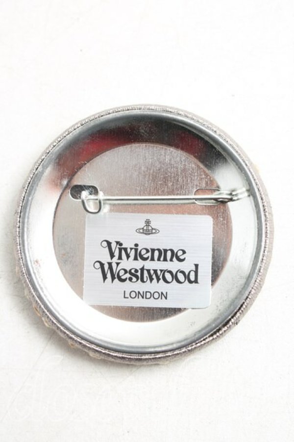 画像2: ヴィヴィアンウエストウッド 中古 / グランパ缶バッジ  シルバー  H-26-04-12-058-gd-OD-ZH (2)