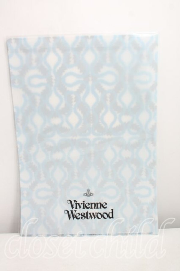 画像2: ヴィヴィアンウエストウッド 中古 / スクイグルクリアファイル  青  H-26-04-12-063-gd-OD-ZH (2)