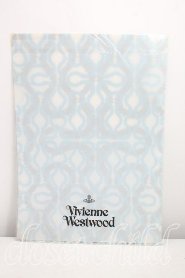 画像2: ヴィヴィアンウエストウッド 中古 / スクイグルクリアファイル  青  H-26-04-12-064-gd-OD-ZH (2)